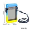 Waterproof Transparent Cigarette Case with Lanyard - Fits 20 Regular Cigarettes, Stylish Storage for Men and Women.