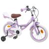 Kids  Bicycle 12 Inch for Ages 2 4 Purple
