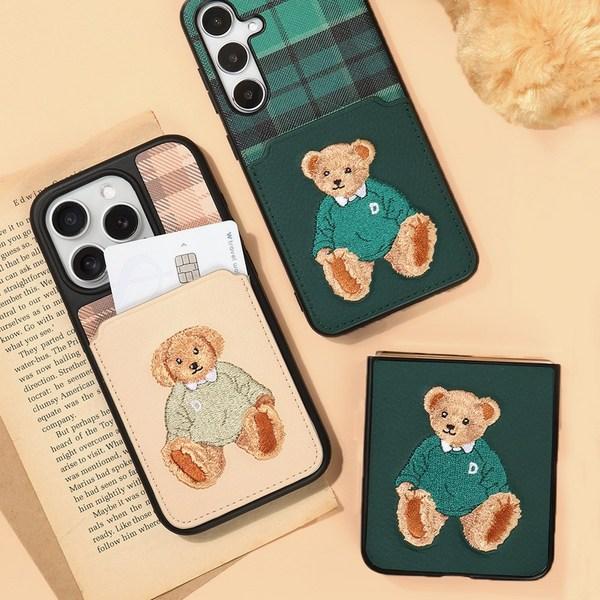 Классический чехол для хранения карт с вышивкой Design Skin