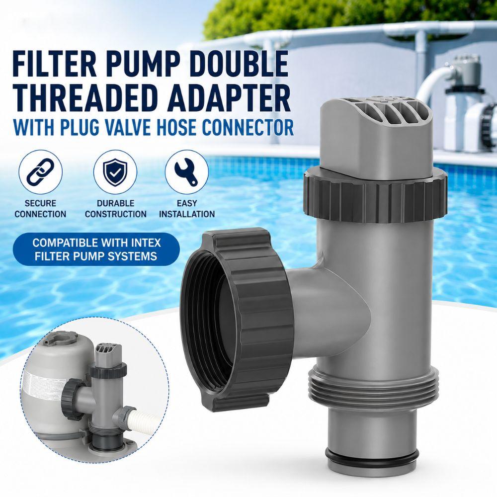 Easy Installation Pool Plunger Valve On/Off Control Above Ground Pool Valve