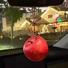 Fruit Car Pendants Artificial Foam Fruits Rear Mirror Car Charm Christmas Tree Hanging Ornaments for Auto Accessory Xmas Decor
