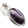 Sage Amethyst Gemstone 925 Sterling Silver Jewelry Gift Pendant 2.09" W5g24
