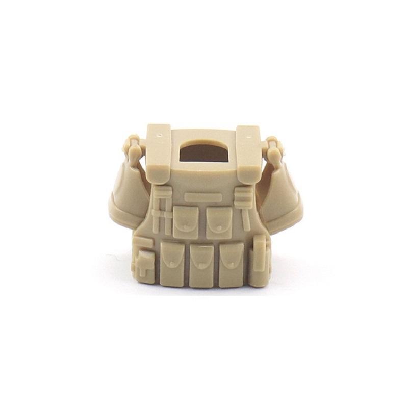 5 шт. военная серия, тактический жилет, минифигурки, куклы, сборка, совместимые блоки, кирпичи, модельные строительные наборы, детские развивающие игрушки