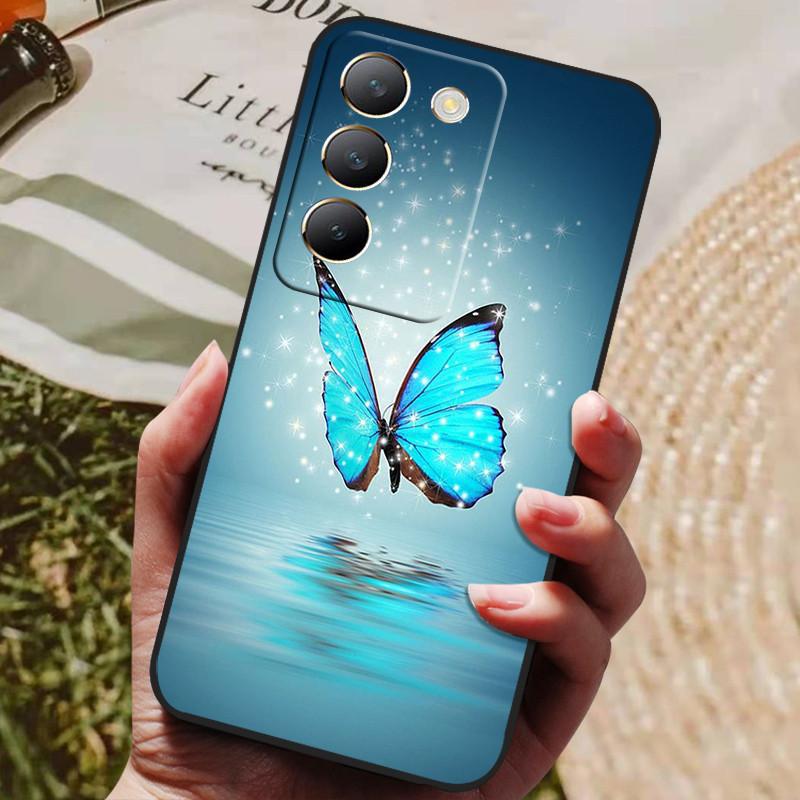 Для чехла Vivo V40 SE Роскошные Милые TPU Мягкие Силиконовые Чехлы для Телефона для Vivo V40 SE 5G Защитные Оболочки Бамперы Para Vivo V40SE Capa