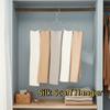 2PCS Snag-Free Tie Storage Holder Non-slip Clothing Hanger Silk Scarf Hanger  Closet Organization