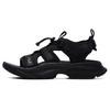 Athletics Velcro Open-Toe Sports Sandals Women Sandals Black A12W122607FBK