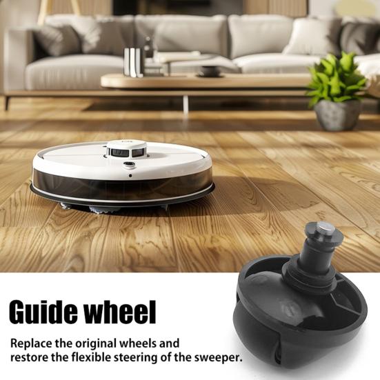 Запасные части для переднего колеса пылесоса, установка Snap-On, тихая работа, вращающееся на 360 градусов колесо для Dreame L10Pro/L10plus 1T X10 X20 X30