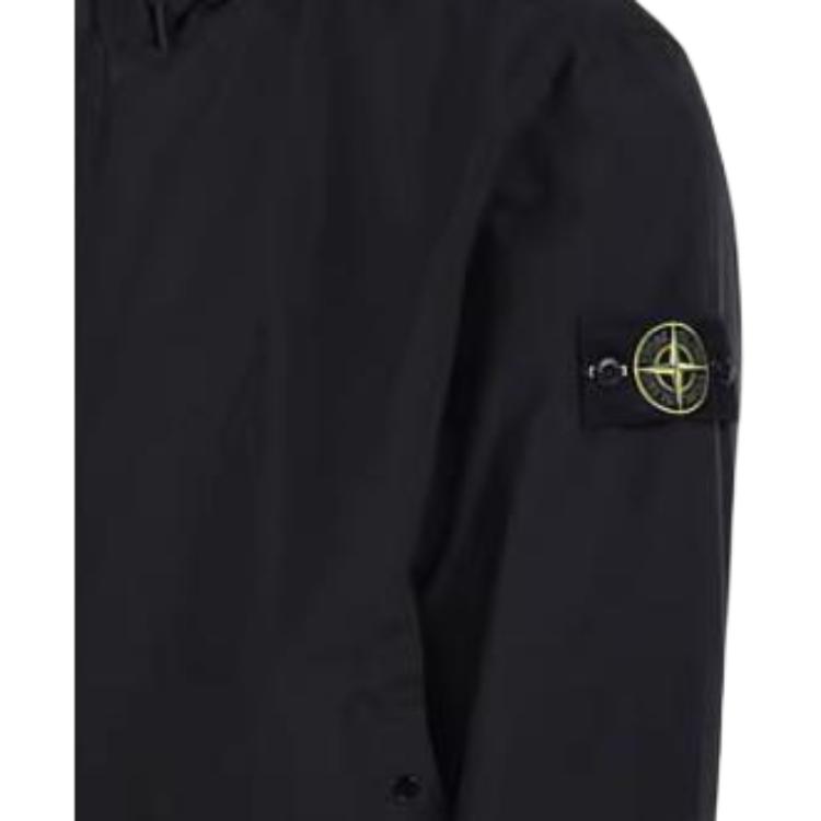 STONE ISLAND Ss26 Однотонная куртка с капюшоном на молнии с длинным рукавом мужская куртки L1S154100108S0A27-V0029
