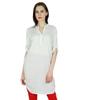 Women Chic Style Top Tunic Boho Bohemian Placket Blouse Kurti Kurta