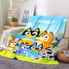 Bluey Theme Printed Blanket - Perfect for Couch, Bed, Travel & Outdoor Use | Machine Washable, Cozy & Durable.