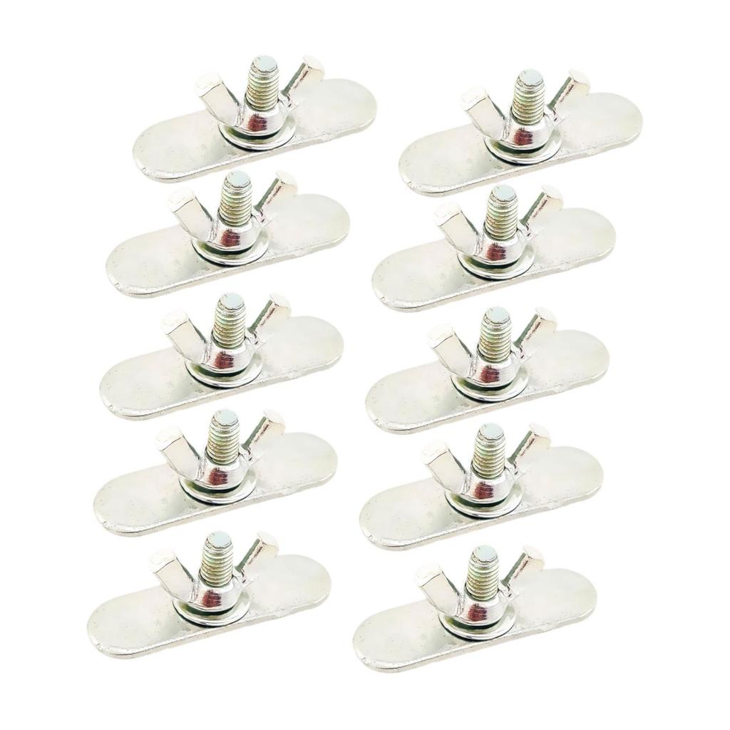 10x Butterfly Shaped Screws for AC Kit Sliding Vent Parts Accessories, Replacement Seamless