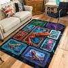 Dragon Digital Display Pattern Rug Floor Mat for Living Room or Bedroom Soft and Comfortable Carpet a Gift for Birthday and Holiday.