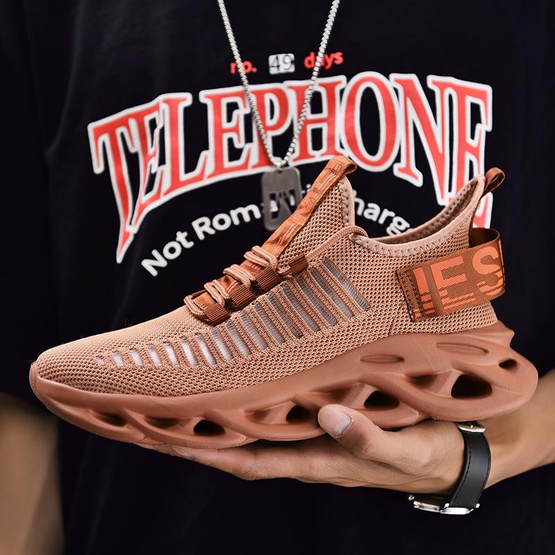 Мужские спортивные кроссовки для бега, черные, повседневные, кроссовки для мужчин, для активного отдыха, дышащая сетка, женские, легкие, амортизирующие, черные, теннисные