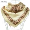 High-quality Luxurious Silk Scarves Headband Scarfs Neck Scarf For Women Chain Silk Scarf Women's Decorative Shawl