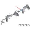 BMW X6 F16 M F86 Задние подкрылки 51717333527/51717333528