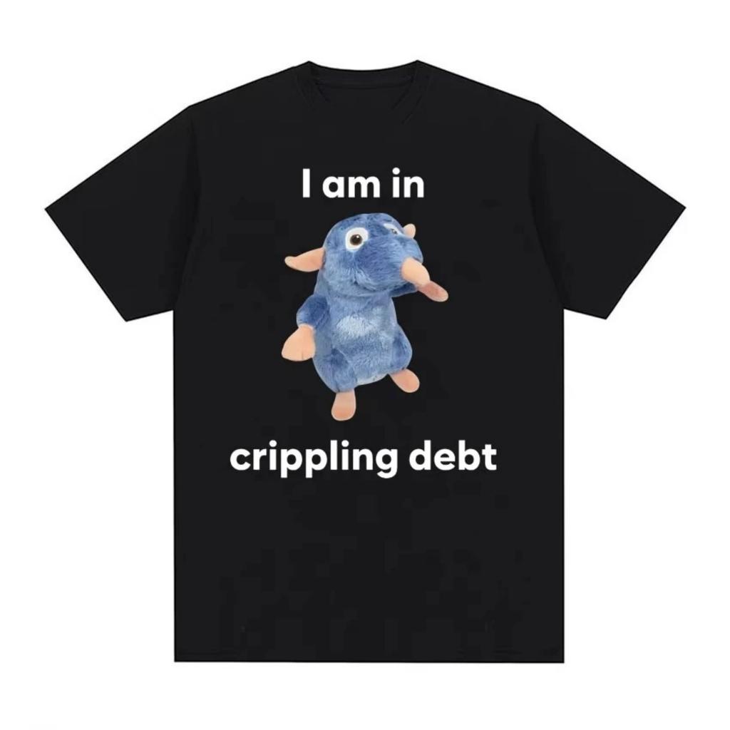 I Am Contaminated with Radiation Funny Cat Meme T-shirt Short Sleeve Men Women Vintage Graphic Streetwear Oversized Loose Casual