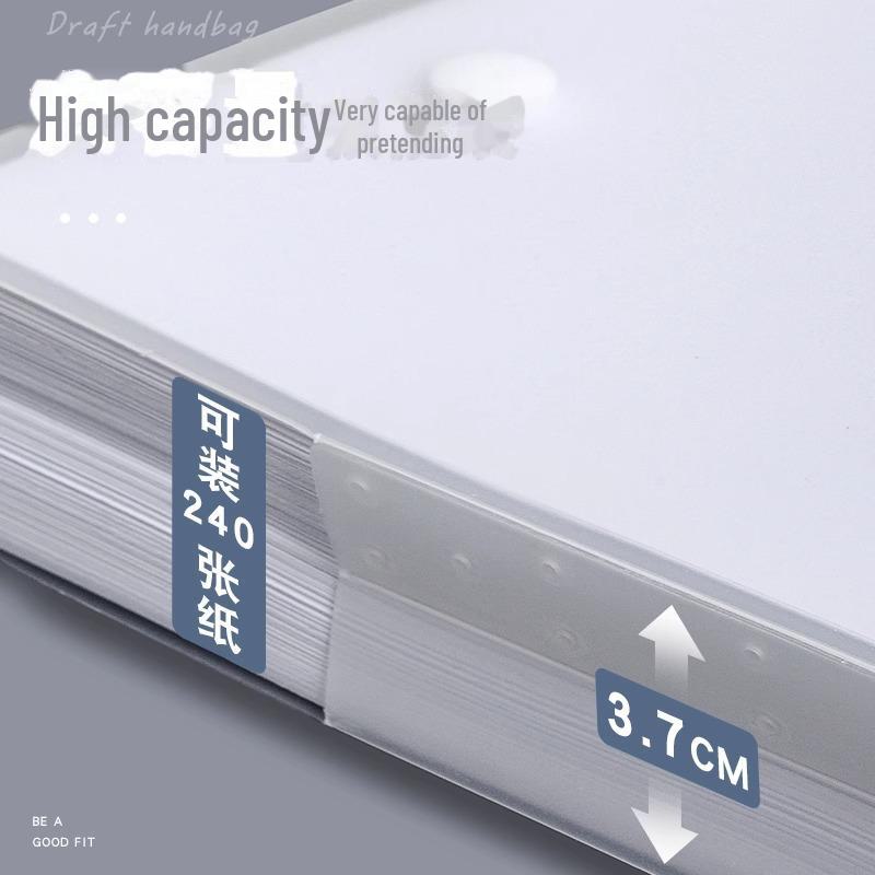 Портативная прозрачная сумка для документов для школы: Контрольные работы, учебники, предметы искусства и картины — прочные и вместительные