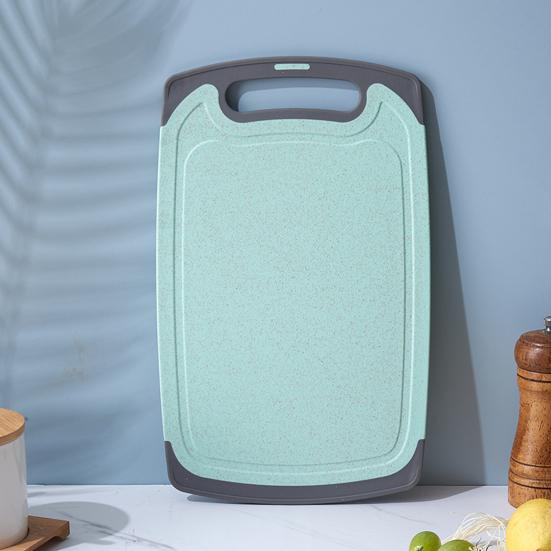 Двусторонняя разделочная доска для овощей и мяса с канавками Удобная ручка с нескользящим покрытием Необходимая кухонная вещь для гурманов и шеф-поваров