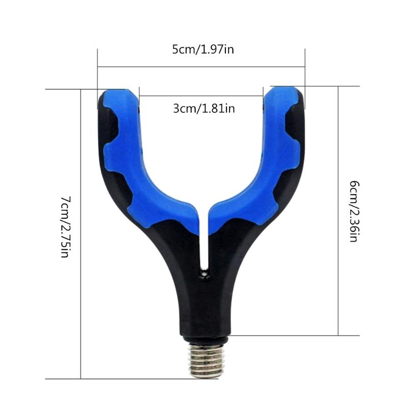 U-образная головка подставки для удочки для карповой ловли, рыболовные снасти, захваты, подставка, рыболовный аксессуар, простая в использовании