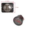 1/2Pair Car Front Bumper LED Fog Light Grille Light Turn Signal Side Marker Light Fender Lamp Kit for Jeep Wrangler JK