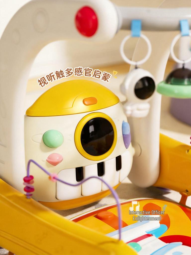 Многофункциональный ходунок-пианино для малышей: Игрушка для раннего развития и физической активности для новорожденных и малышей (0-3 года)