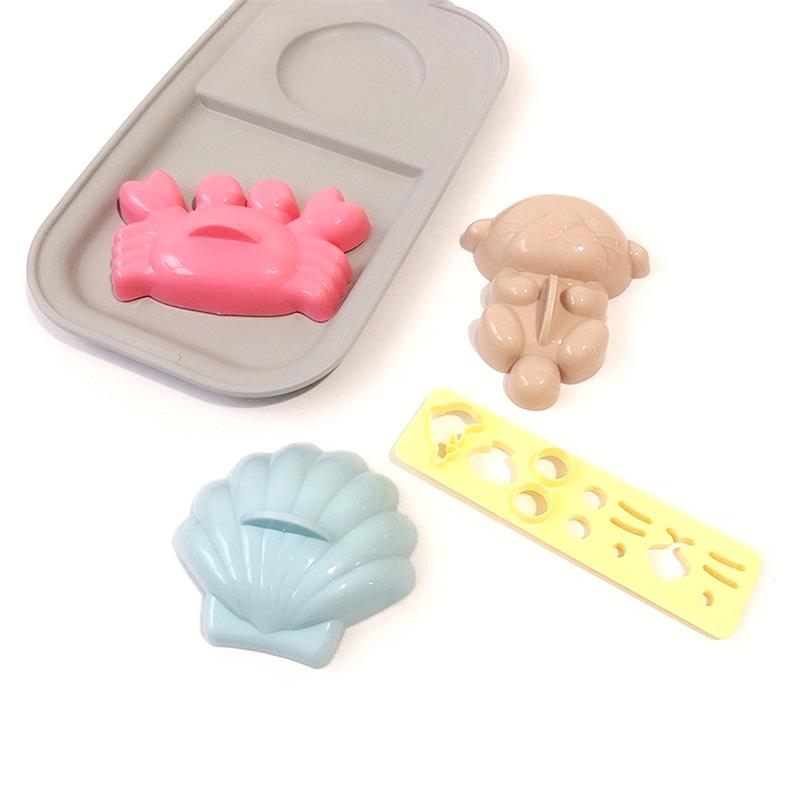4 шт. Форма для сэндвичей и рисовых шариков сделай сам, мультяшные морские животные, форма для суши, кухонные гаджеты, аксессуары для завтрака для малышей и детей, суши бэнто