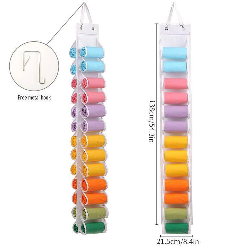 Портативный органайзер для подвешивания в шкаф для йога-штанов