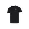Under Armour Logo Embroidered Heavyweight Short Sleeve T-Shirt Men Tops Black 1373997-001