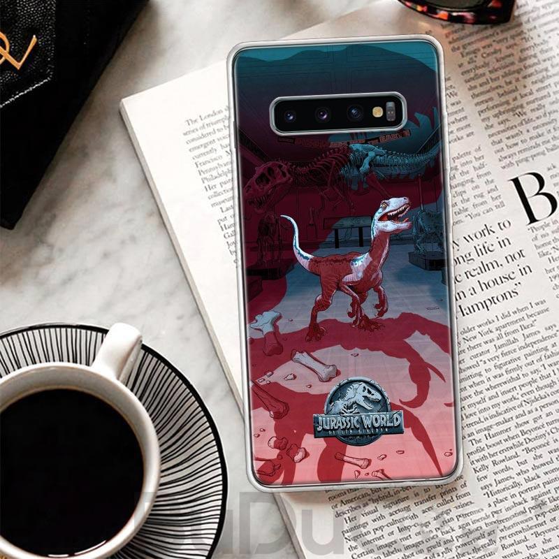 Jurassic Park Dinosaur World Cover For Samsung Galaxy S23 S22 S24 S25 Ultra Phone Case S21 Plus S20 FE S10 + S25Ultra Print Fund