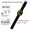 18 мм 20 мм 22 мм 24 мм нейлоновый ремешок для часов Для Samsung Galaxy watch 3 4 5 pro 46 мм 42 мм Active2 Amazfit Bip S3 frontier Спортивный ремешок