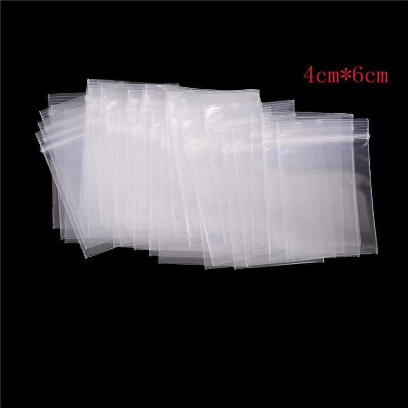 100 шт. 0,12 мм толстые самозапечатывающиеся пакеты, закрывающиеся пластиковые упаковочные пакеты с застежкой-молнией