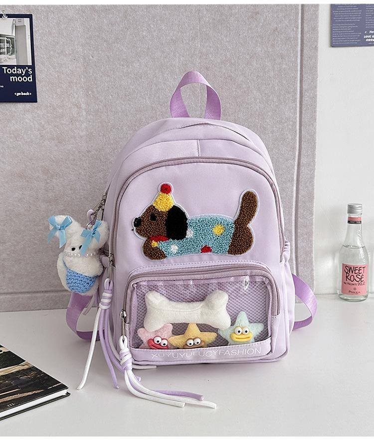 Школьный рюкзак Количество еды Японский Легкий рюкзак Повседневный Универсальный рюкзак Прозрачный Comic-Con Болевой рюкзак Студенческий рюкзак Millet