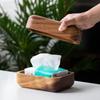 Коробка для салфеток из орехового дерева, легкий роскошный деревянный журнальный столик для гостиной, настольная насосная коробка, креативный ящик для хранения из цельного дерева