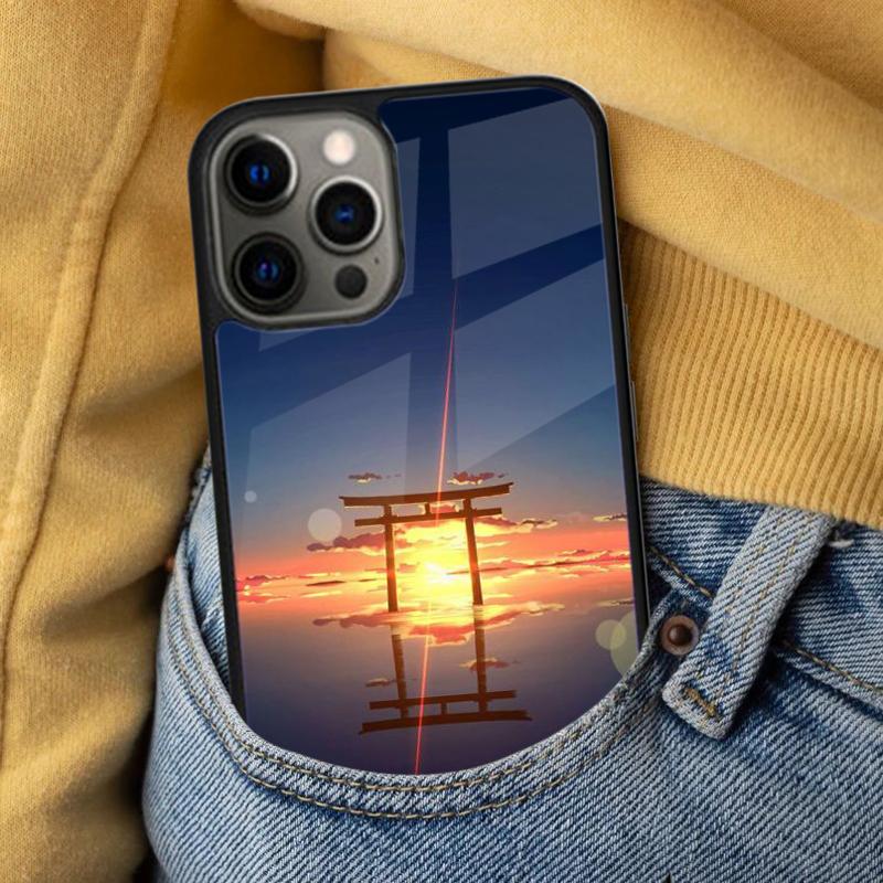 Japanese Style Art Japan Soft Phone Case for iPhone 17 Air 16e Pro max 15 Pro 13 14 Plus 11 12 MagSafe Magnetic Coque