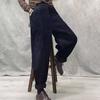 Флисовые утолщенные вельветовые прямые брюки женские 2024 года, новая теплая верхняя одежда большого размера на осень и зиму