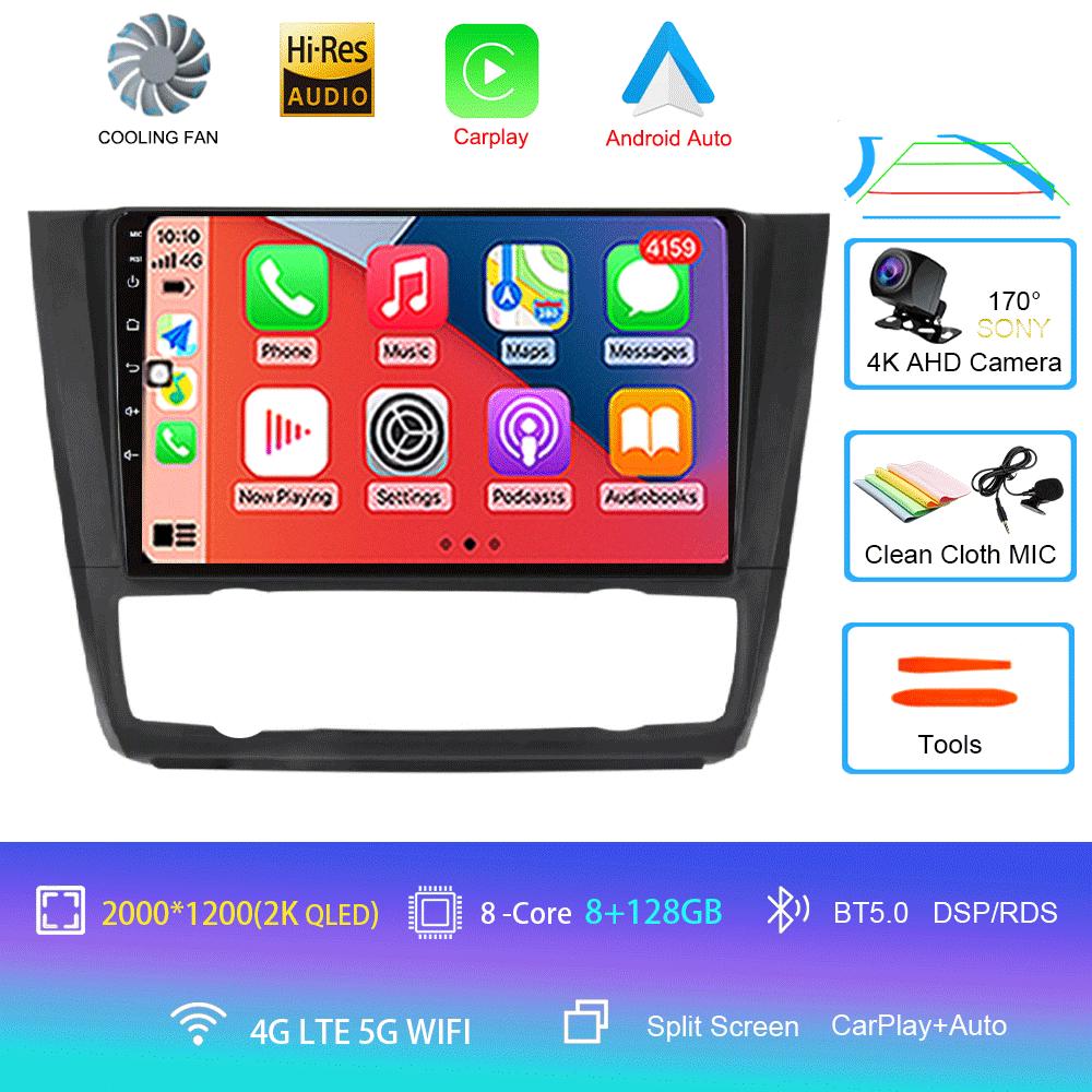 Android 12 For BMW Serie 1 Serie 1 E88 E82 E81 E87 2004-2012 Multimedia Navigation GPS Video Autoradio Player Car Stereo Carplay