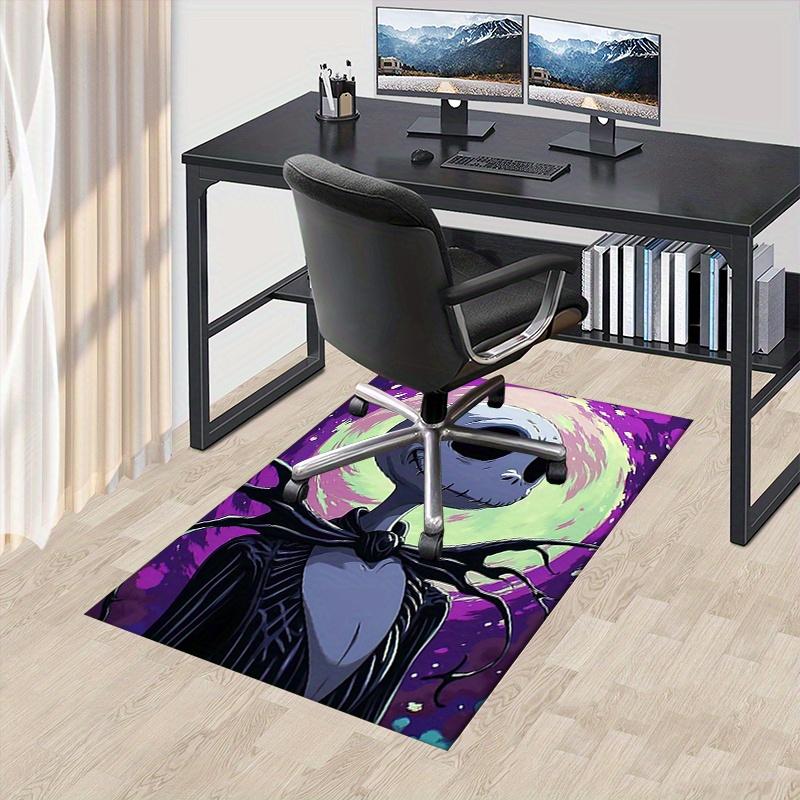 Office Rug Nightmare Before Christmas, Jack Skellington theme 3D Printed Anti-Slip Rug-Machine Washable for Living Room