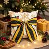 Exquisite Christmas Pillow Cover Snowflake Xmas Tree Pillowslip Throw Cushion Case  Bedroom
