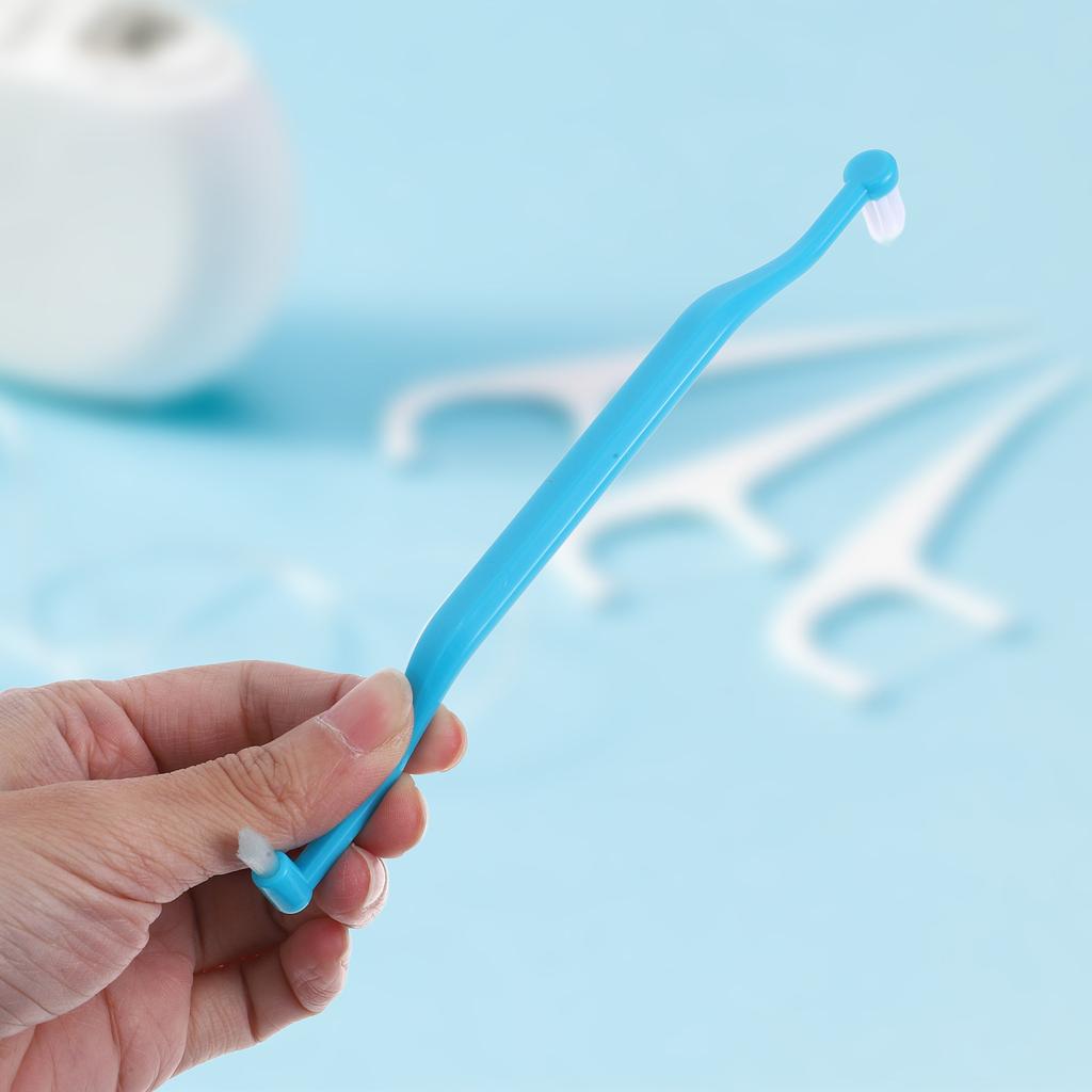 12Pcs Double Head Pet Toothbrush Soft Bristle Interdental Tooth Brush Small Dog Cat Puppy Oral Care Pet Toothbrushes