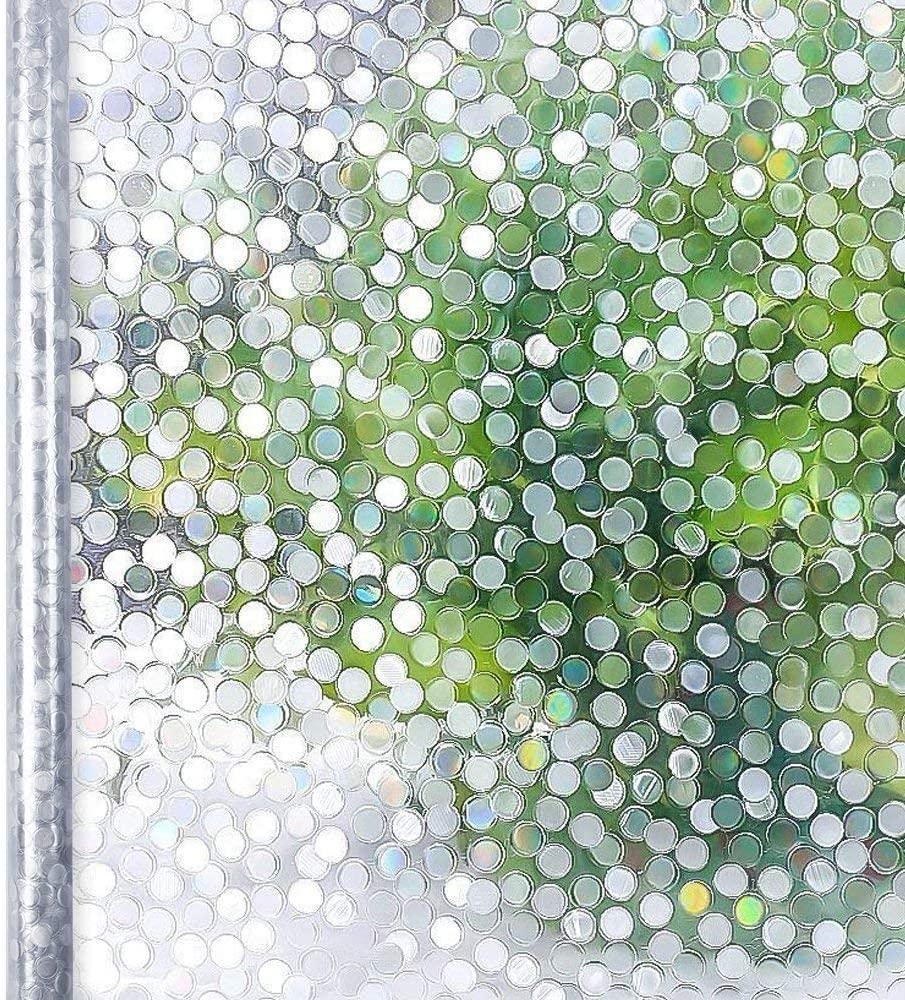 Конфиденциальная оконная пленка Rainbow Window Cling 3D Декоративное оконное виниловое витражное покрытие для окон Неклеящаяся пленка Sun UV