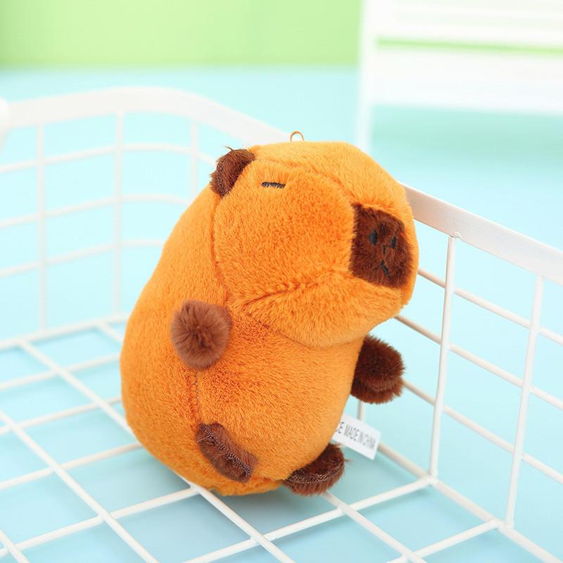 Adorable Capybara Plush Keychain Soft And Cute Cross-border Bag Charm