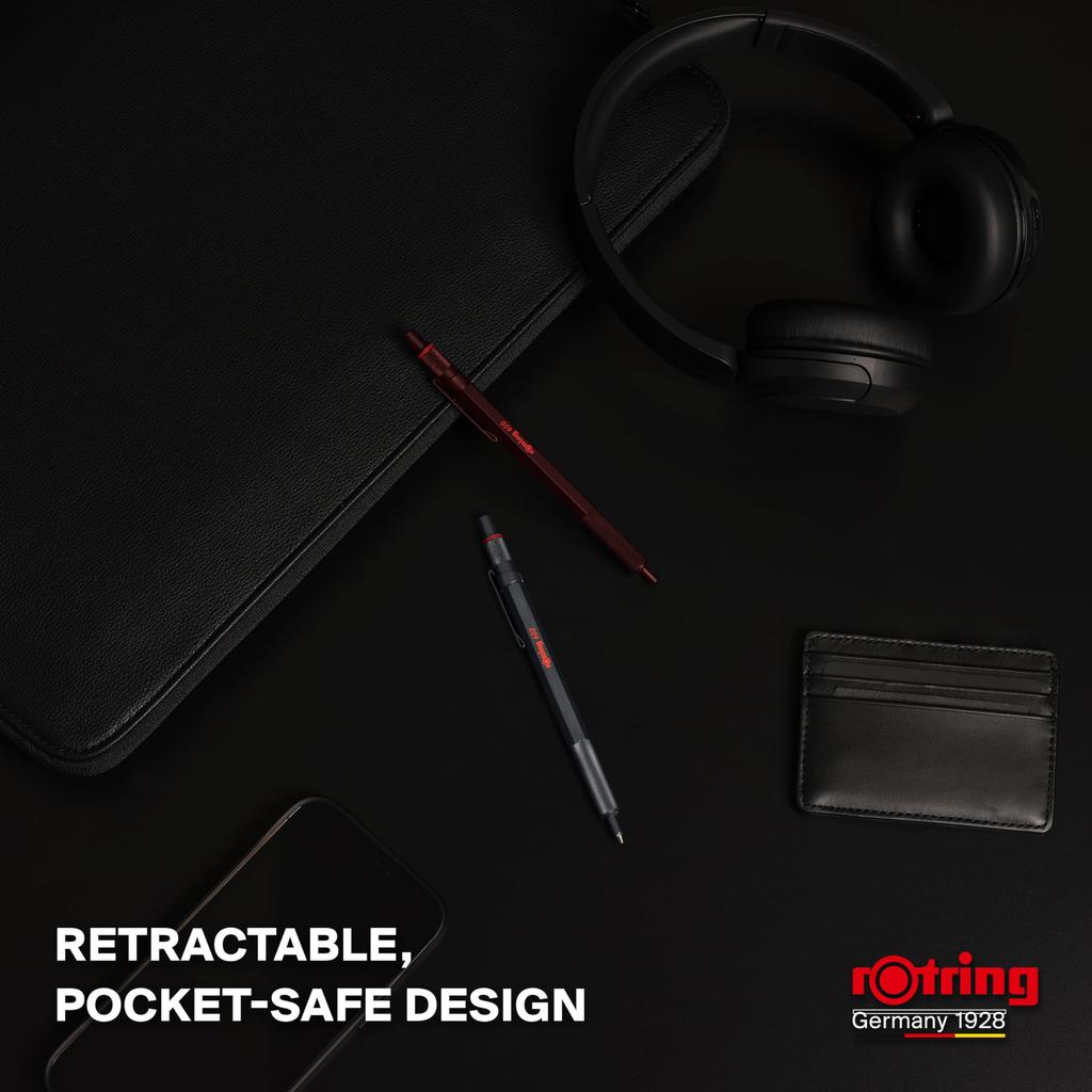 Шариковая ручка rOtring 600 Chocolate Truffle Medium Point Presentation Box 2204407 На масляной основе