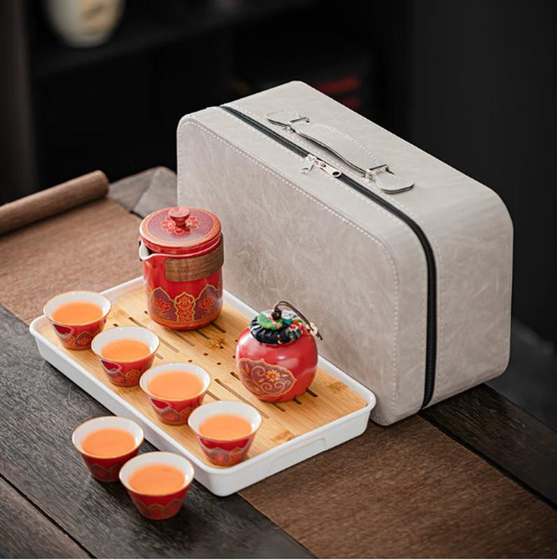 Chaxun 'Ancient Charm' Portable Outdoor Tea Set