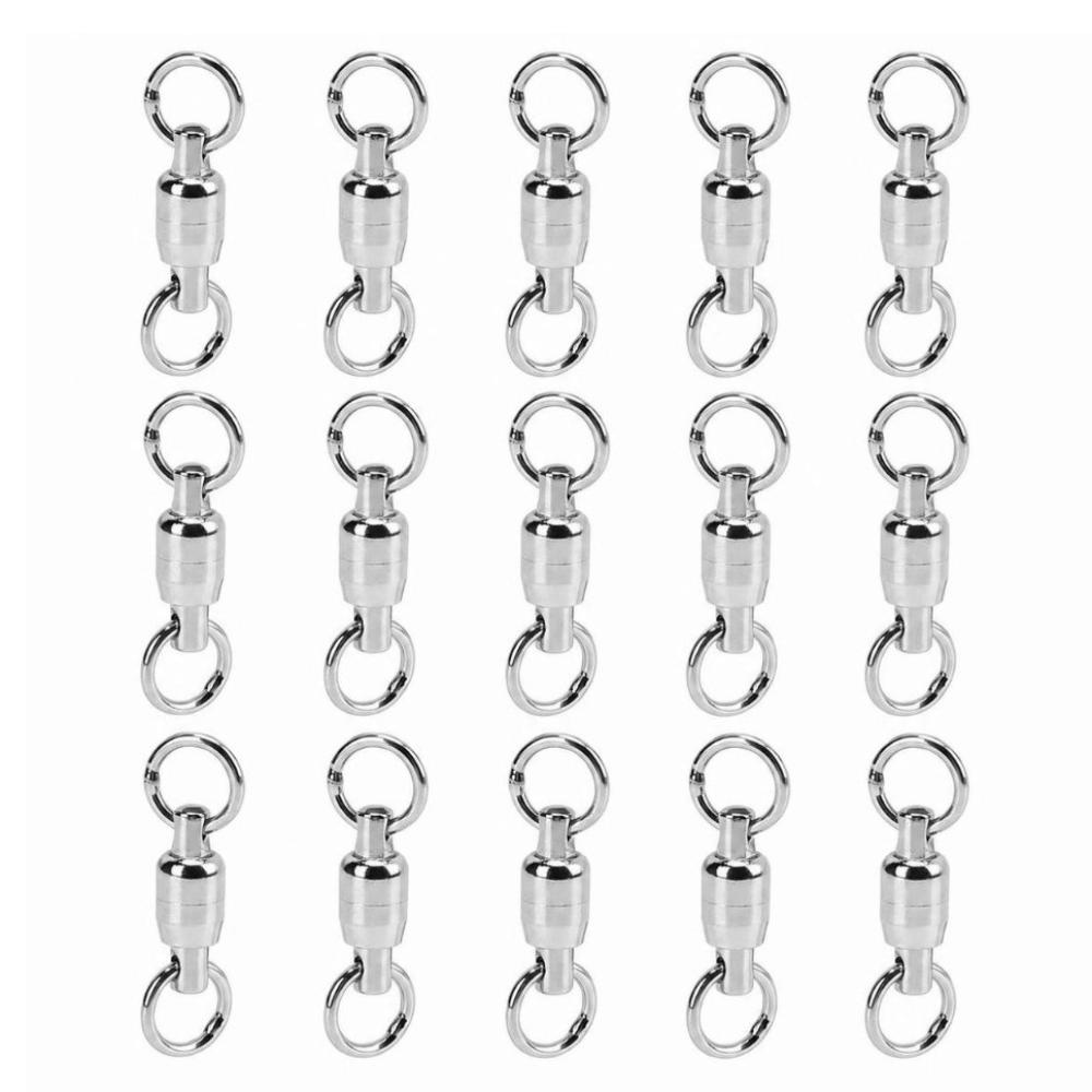 20PCS High Tensile Strength Fishing Rolling Connector for Fishing Accessories