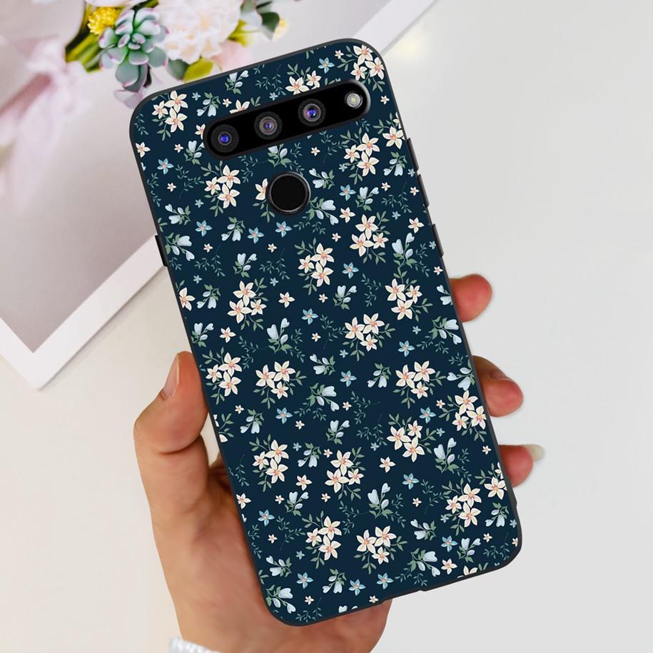 Чехол для LG V50 ThinQ 5G LM-V500EM, чехол для телефона, модный, с цветами и бабочками, из мягкого силикона, задняя крышка для LG V40 V50s Thinq 5G, бампер