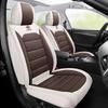 2pcs Universal Linen-Textured Full-Cover Car Seat Covers - Breathable, All-Season Comfort for Most Sedans, SUVs, and Trucks