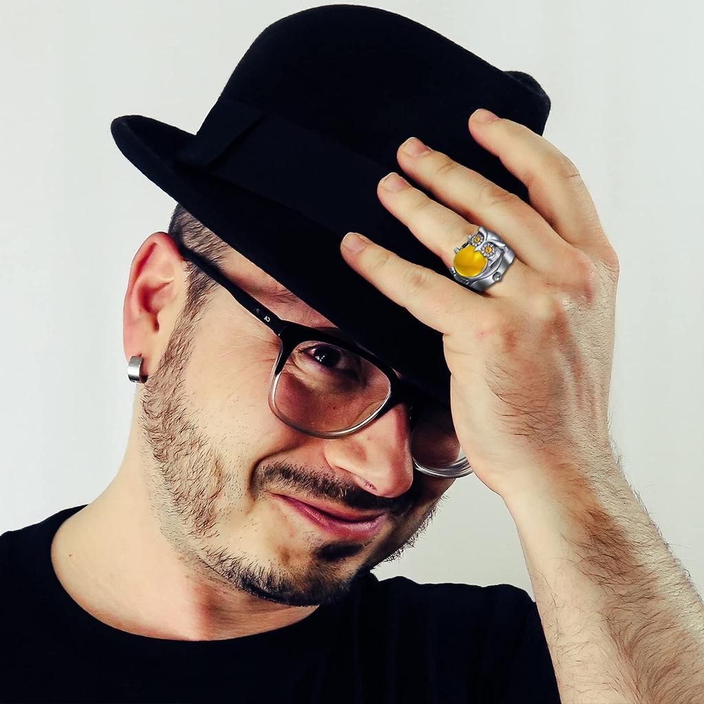 JEWELRYWE Кольцо-часы Простое Большой циферблат Популярные Водонепроницаемые Аналоговые Кварцевые Деловые