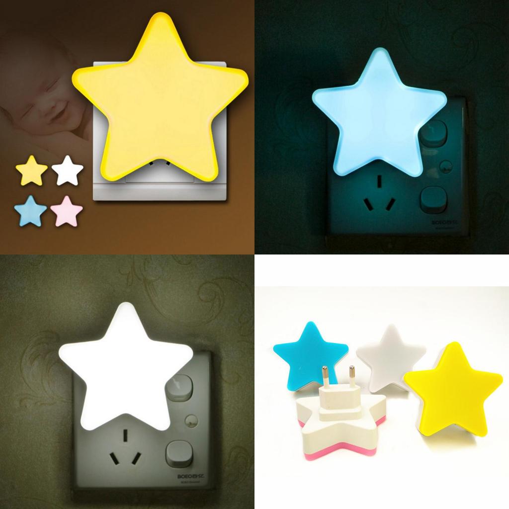 Мягкий свет Светодиодная лампа-звезда для детей Ночник для уютной атмосферы в спальне
