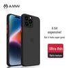 AMW Ультратонкий матовый противоударный чехол для телефона для iPhone 14 Pro Max