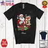 Custom Name 6 7 Naughty List Who Say 67 Humorous Christmas Santa Family Shirt